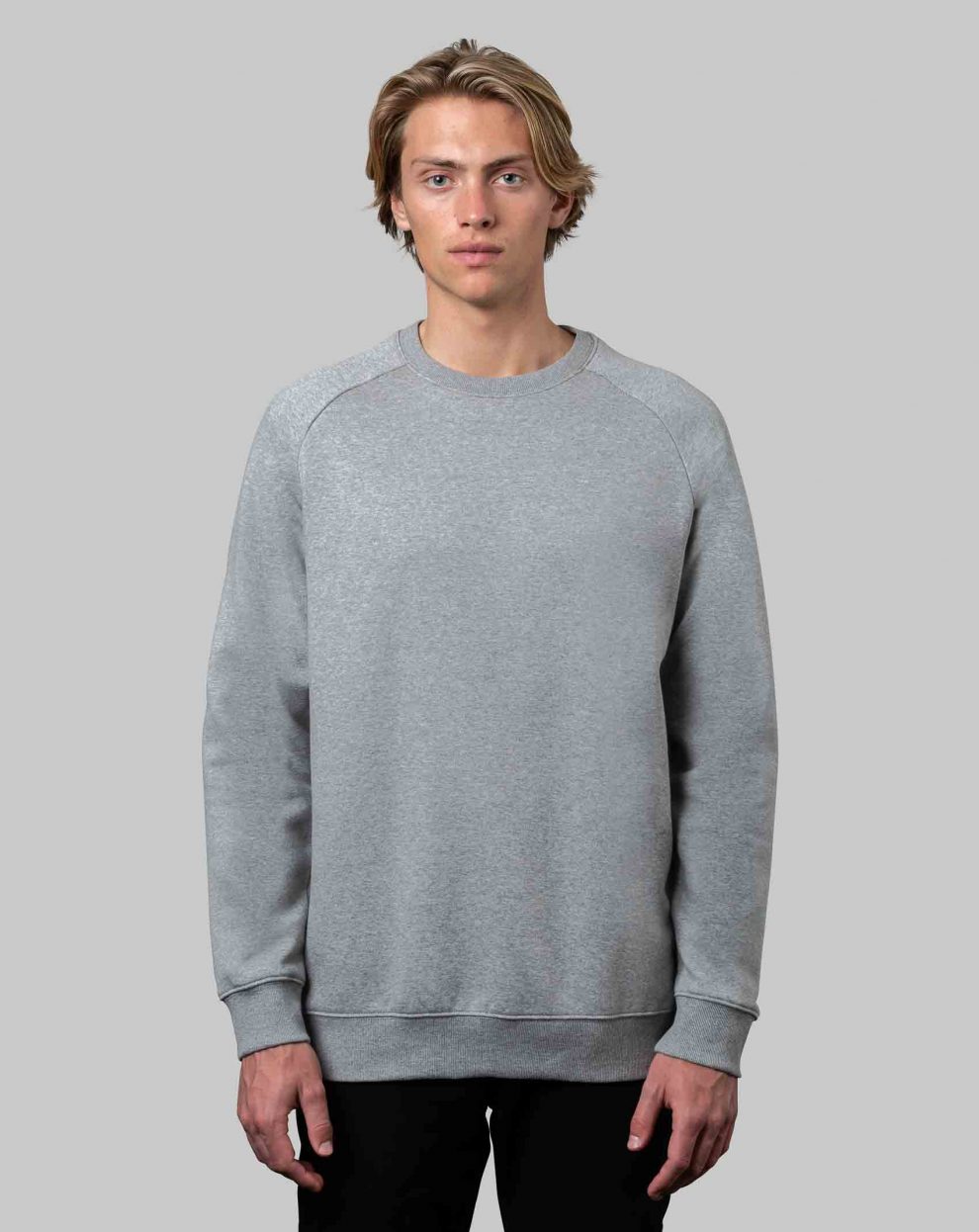 Mens Brushed Crew Neck Jumper | CB Clothing